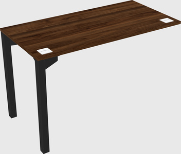 Desk return - metal base - wooden & panel systems