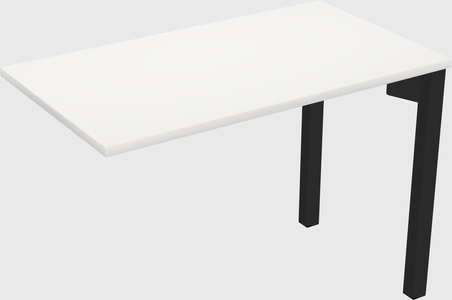 Desk return - metal base - wooden & panel systems