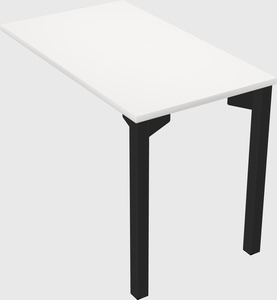 Desk return - metal base - wooden & panel systems