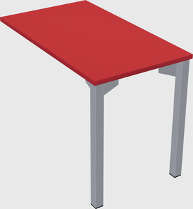 Desk return - metal base - wooden & panel systems