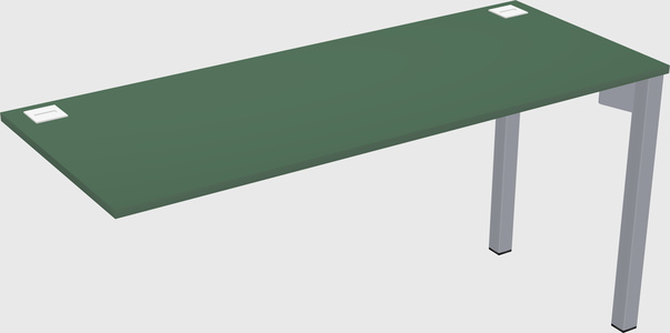 Desk return - metal base - wooden & panel systems