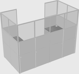 Cabine en u