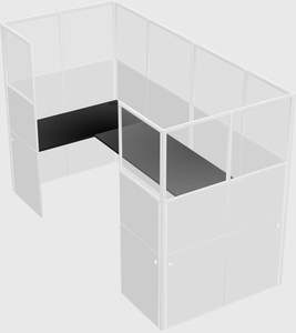 Cabine en u