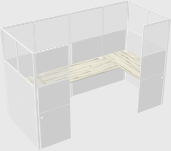 Cabine en u
