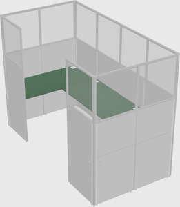Cabine en u