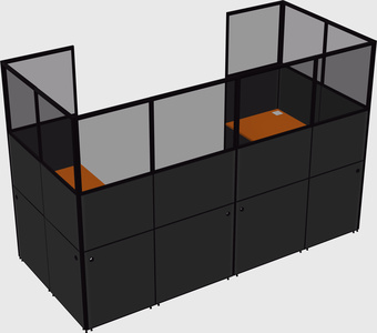 Cabine en u