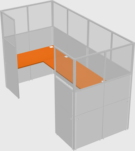Cabine en u