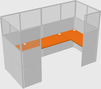 Cabine en u