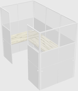 Cabine en u
