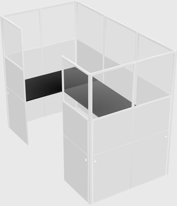 Cabine en u