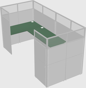 Cabine en u