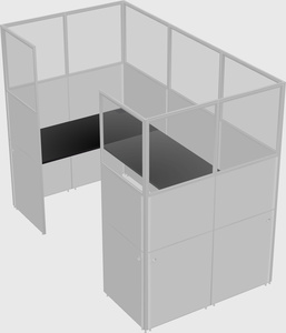 Cabine en u