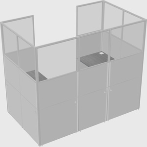Cabine en u