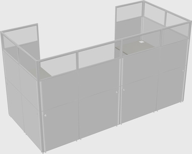 Cabine en u