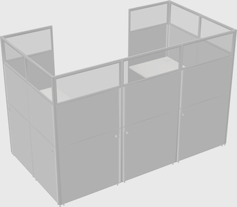 Cabine en u