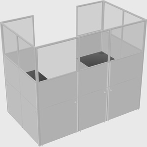 Cabine en u