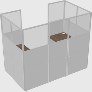 Cabine en u