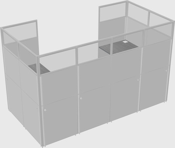 Cabine en u