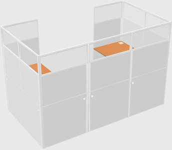 Cabine en u