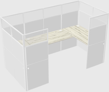 Cabine en u