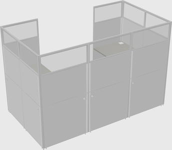 Cabine en u