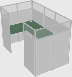 Cabine en u