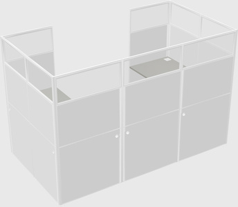 Cabine en u