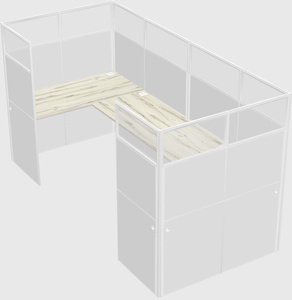 Cabine en u