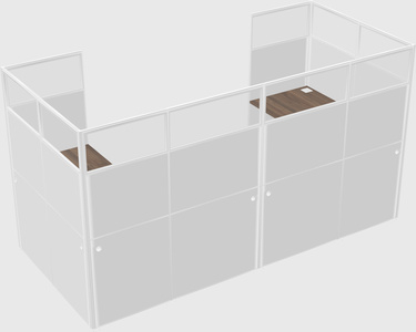 Cabine en u