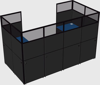 Cabine en u