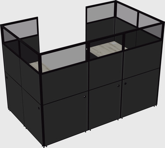 Cabine en u