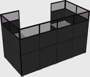 Cabine en u