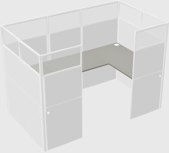 Cabine en u