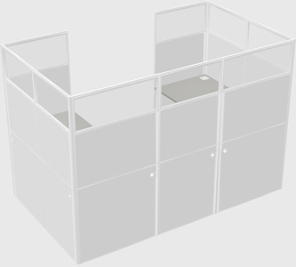 Cabine en u