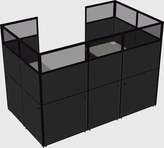 Cabine en u