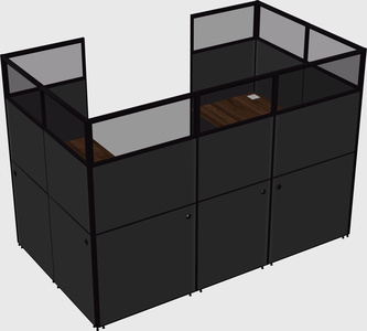 Cabine en u