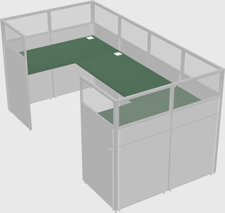 Cabine en u