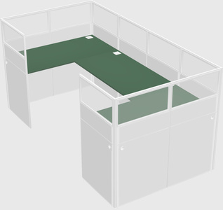 Cabine en u