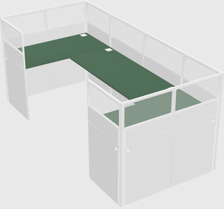 Cabine en u