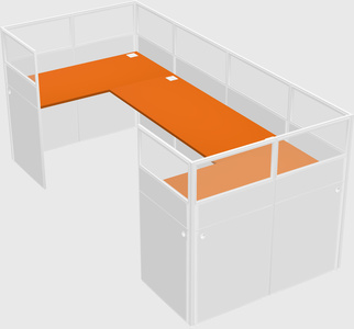 Cabine en u