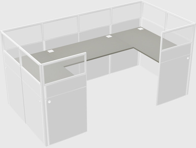 Cabine en u