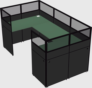 Cabine en u
