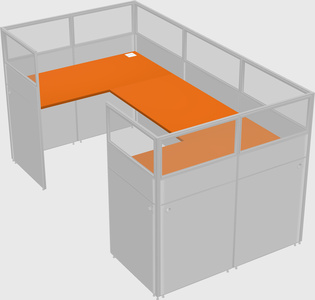 Cabine en u