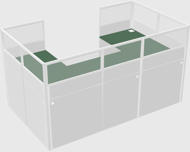 Cabine en u