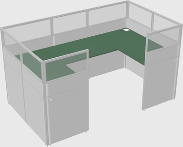 Cabine en u