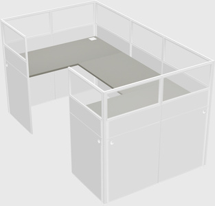 Cabine en u