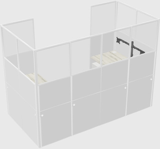 Cabine en u