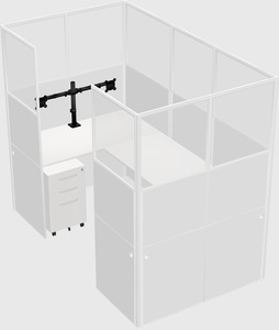 Cabine en u