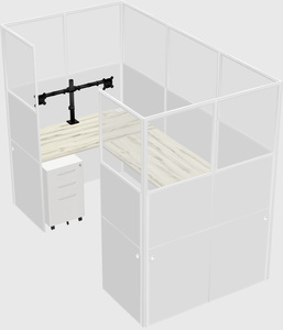 Cabine en u