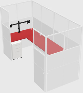Cabine en u